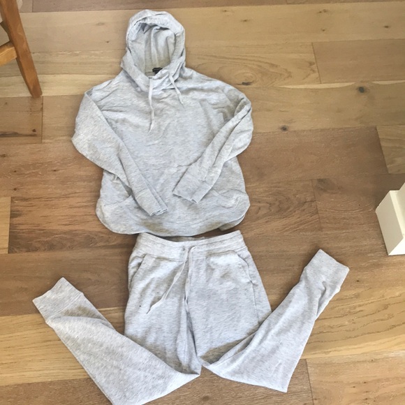 champion sweatsuit white